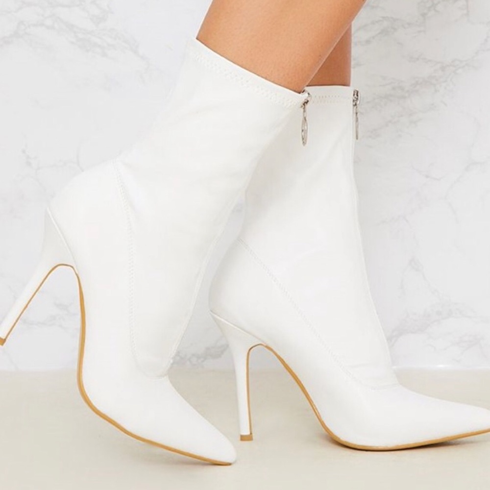 White Booties - Picture 2 of 2